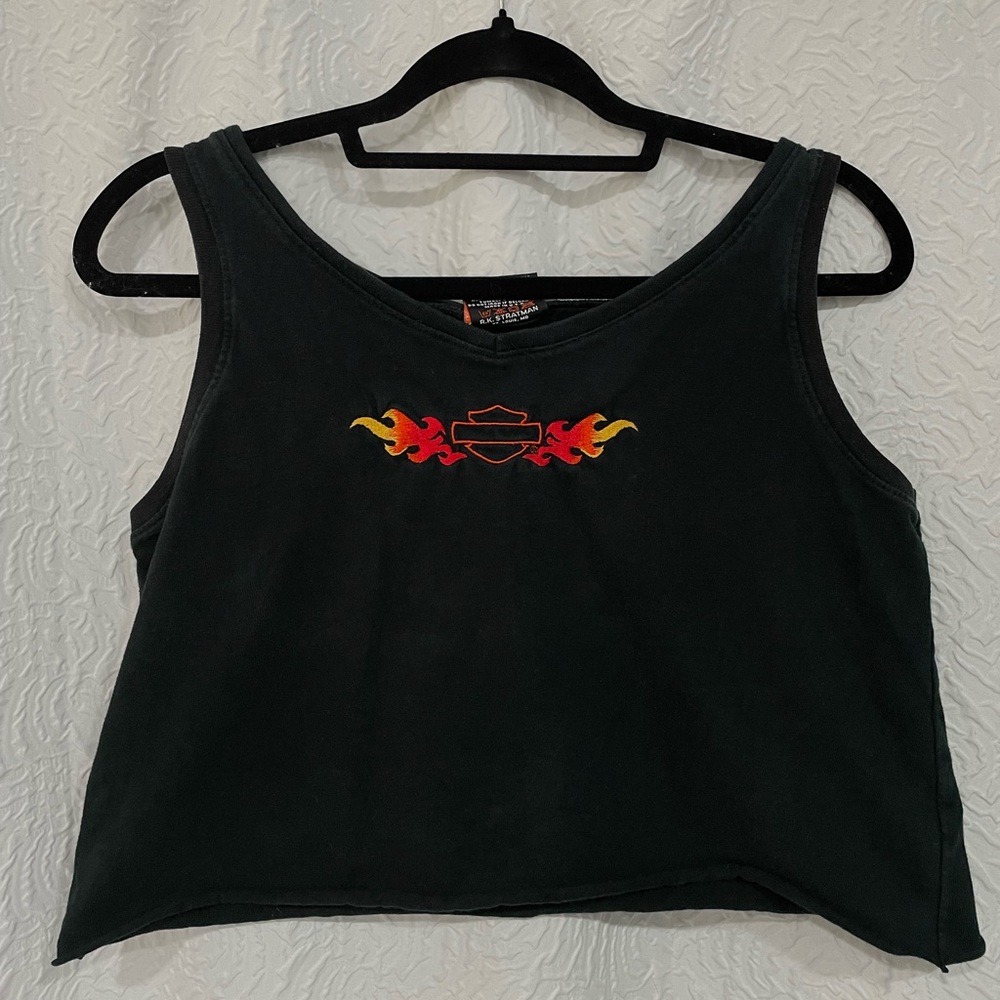 Harley Davidson cropped tank size M